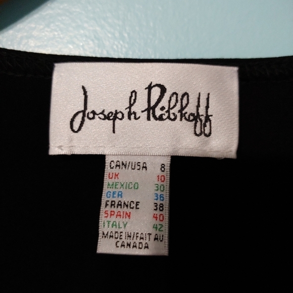 Joseph Ribkoff Sleeveless Black Tank Top, Sz 8 - Picture 4 of 4